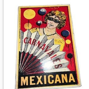 Vintage 1998  Folk Art Matchbook Postcards Carnavales Mexicana Set Of 23